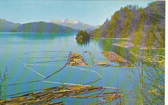 Canada Log Boom British Columbia