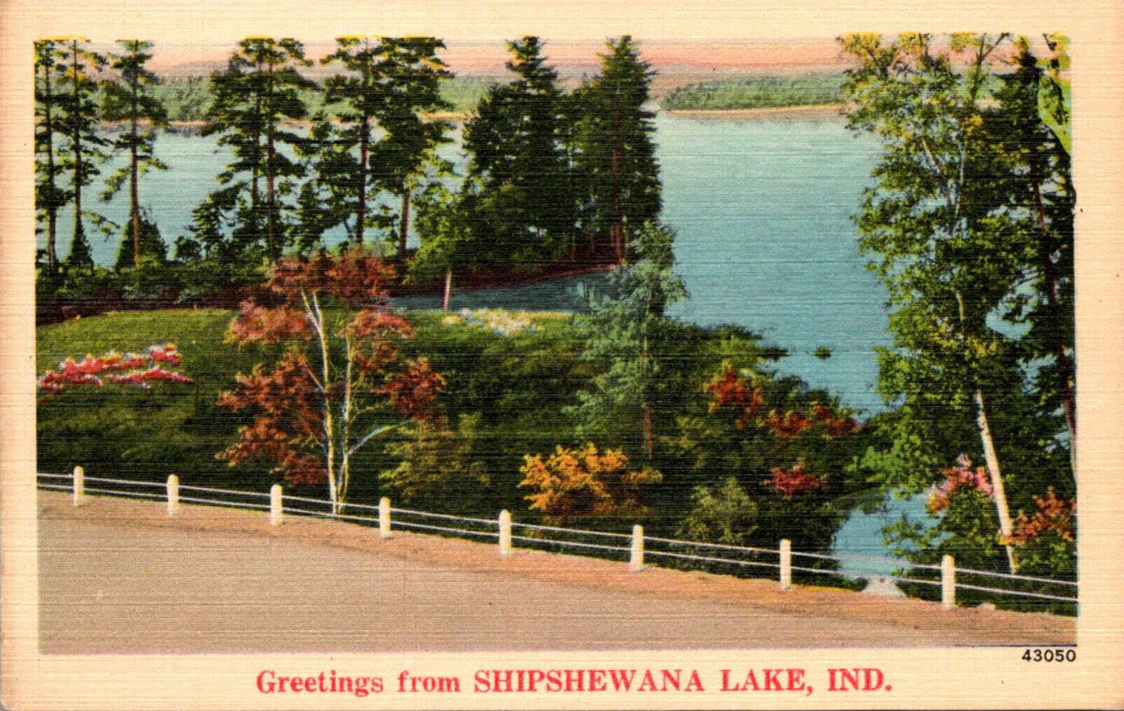Indiana Greetings from Shipshewana Lake United States Indiana