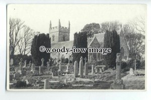 cu2450 - The Parish Church & Cemetry, in Mawnan, Cornwall - postcard