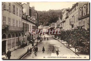 Old Postcard Bagneres de Bigorre Avenue Carnot