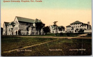 New Arts Physics Engineering Queen's University Kingston Ontario Canada Postcard