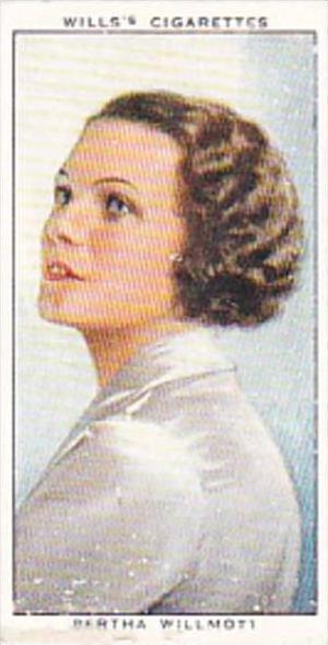 Wills Cigarette Card Radio Celebrities No 20 Bertha Willmott