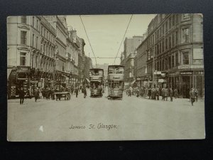 Scotland GLASGOW Jamaica Street Animated Scene c1920s Postcard by Philco