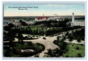 1907-10 View North From Royal Palm Hotel, Miami Flordia. Postcard F126E