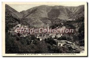 Postcard Old Luceram Vue Generale Tour In Surroundings Of Nice