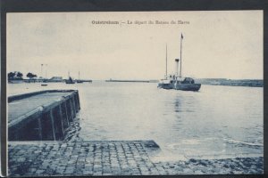 France Postcard - Ouistreham - Le Depart Du Bateau Du Havre   T3245