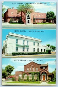 Minneapolis Minnesota MN Postcard Quist Funeral Chapel Directors c1960 Vintage