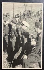 Mint Germany Real Picture Postcard WWII German Bike Unit