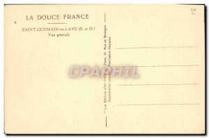 Postcard Old Saint Germain En Lays Vue Generale