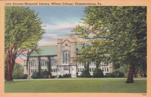 Pennsylvania Chambersburg John Stewart Memorial Library Wilson College