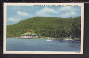 Lake Floyd,Between Salem and Clarksburg,WV Postcard 