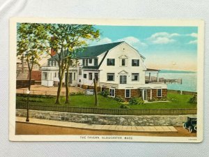 Vintage Postcard 1920's The Tavern Gloucester MA Massachusetts