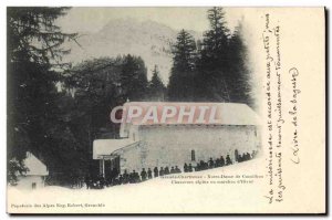 Old Postcard Militaria Alpine Hunters steps d & # 39hiver Grande Chartreuse O...