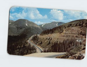 Postcard Looking west from the summit of Loveland Pass, Colorado