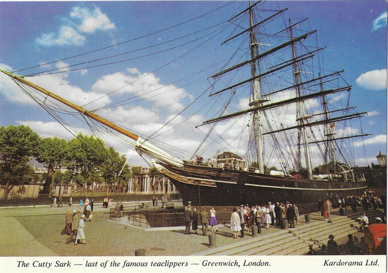 The Cutty Sark Last Teaclipper Ship Greenwich London England UK 4 by 6