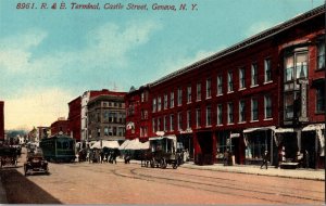 Rochester & Eastern RR Terminal, Castle Street Geneva NY Vintage Postcard P46