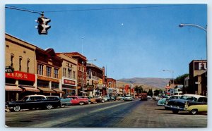 MONTPELIER, Idaho ID ~ STREET SCENE Bear Lake County ca 1950s Postcard