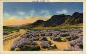 A Nevada Desert Road in Misc, Nevada
