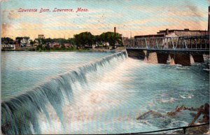 Massachusetts Lawrence The Lawrence Dam 1911