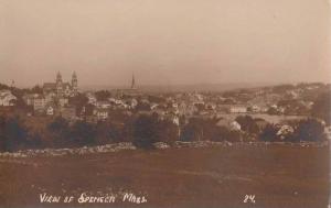 LP64  Spencer, Massachusetts, MA, postcard, Aerial view of 