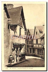 Old Postcard Dinan Vieilles Maisons du Jersual