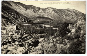 13860 Trains On & Under, High Bridge, Georgetown Loop, Colorado
