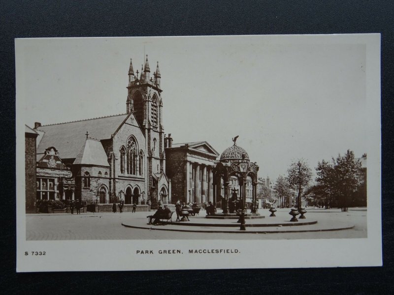 Cheshire MACCLESFIELD Park Green - Old RP Postcard by Kingsway S7332