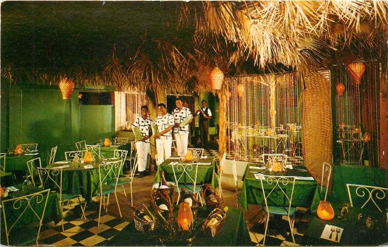 The Coconut Bar House Of Palms (Polynesian?) Restaurant, Virgin Islands Postcard