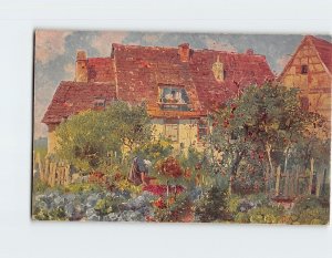 Postcard Schwäbischer Bauerngarten By Adolf Thamm, Germany