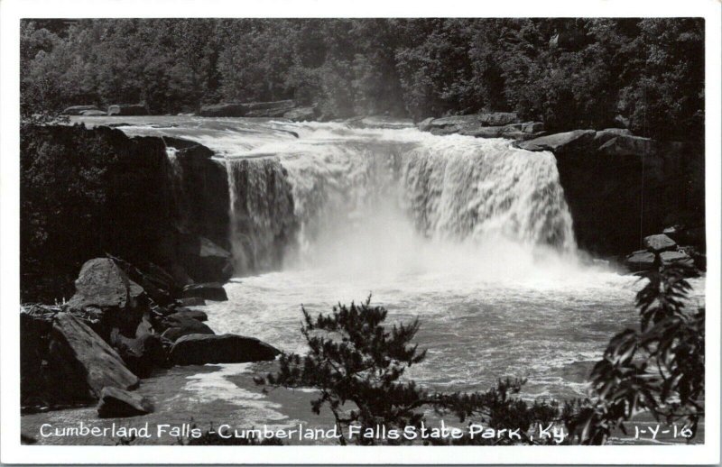 Cumberland Falls State Park Kentucky Real Photo RPPC Postcard MP