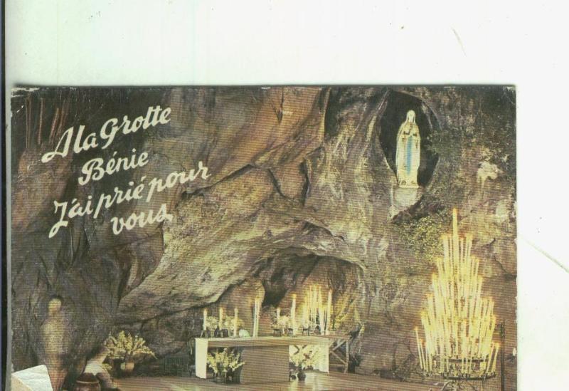 Postal 4357 : Lourdes: la grotte miraculeuse, Edition A.Doucet