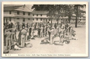 US Army Infantry Reception Center - Fort Dix, New Jersey Duffel Bag   - Postcard