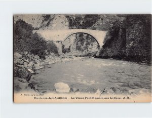 Postcard Le Vieux Pont Romain sur le Drac, Environs de La Mure, France