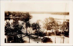 Carlyle Lake Saskatchewan SK Real Photo Postcard E96