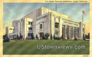 Fresno Memorial Auditorium , CA