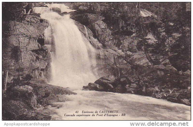 France Cauterets Cascade superieure du Pont d'Espagne