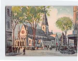 Postcard Christ Church Cathedral, Montreal, Canada