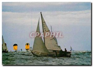 Modern Postcard the Escade including sailors DISMISSES downwind under spinnak...