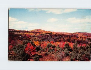 Postcard One of Vermont's many scenic fall foliage views, Vermont