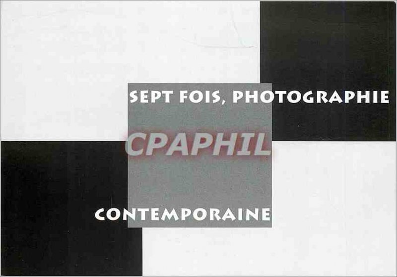 Postcard Modern Contemporary photography once Sapt