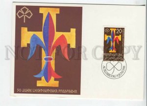 450288 Liechtenstein 1981 year First Day maximum card Christianity