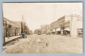 AMES IA ONONDAGA STREET ANTIQUE REAL PHOTO POSTCARD RPPC