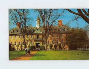 Postcard Wren Building, College of William and Mary, Williamsburg, Virginia