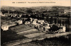 CPA L'ARBRESLE Vue générale a l'Ouest et coteau d'Eveux (444384)