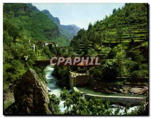 Postcard Modern Courmayeur And Lumiere De France Saint Martin Vesubie Gorges ...