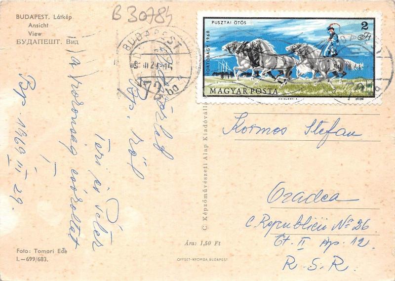 B30784 Budapest view    hungary