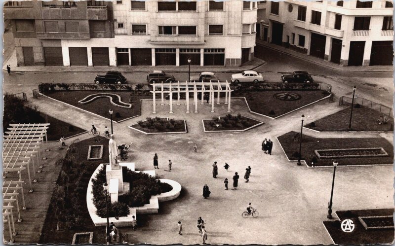 Algeria Oran Le Square Lyautey Vintage RPPC C196