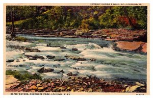 Postcard WATER SCENE Louisville Kentucky KY AS7080