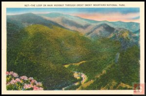 The Loop on Main Highway Through Great Smoky Mountains National Park