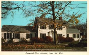 Vintage Postcard Sandwich Glass Museum Old Sandwich Cape Cod Massachusetts MA